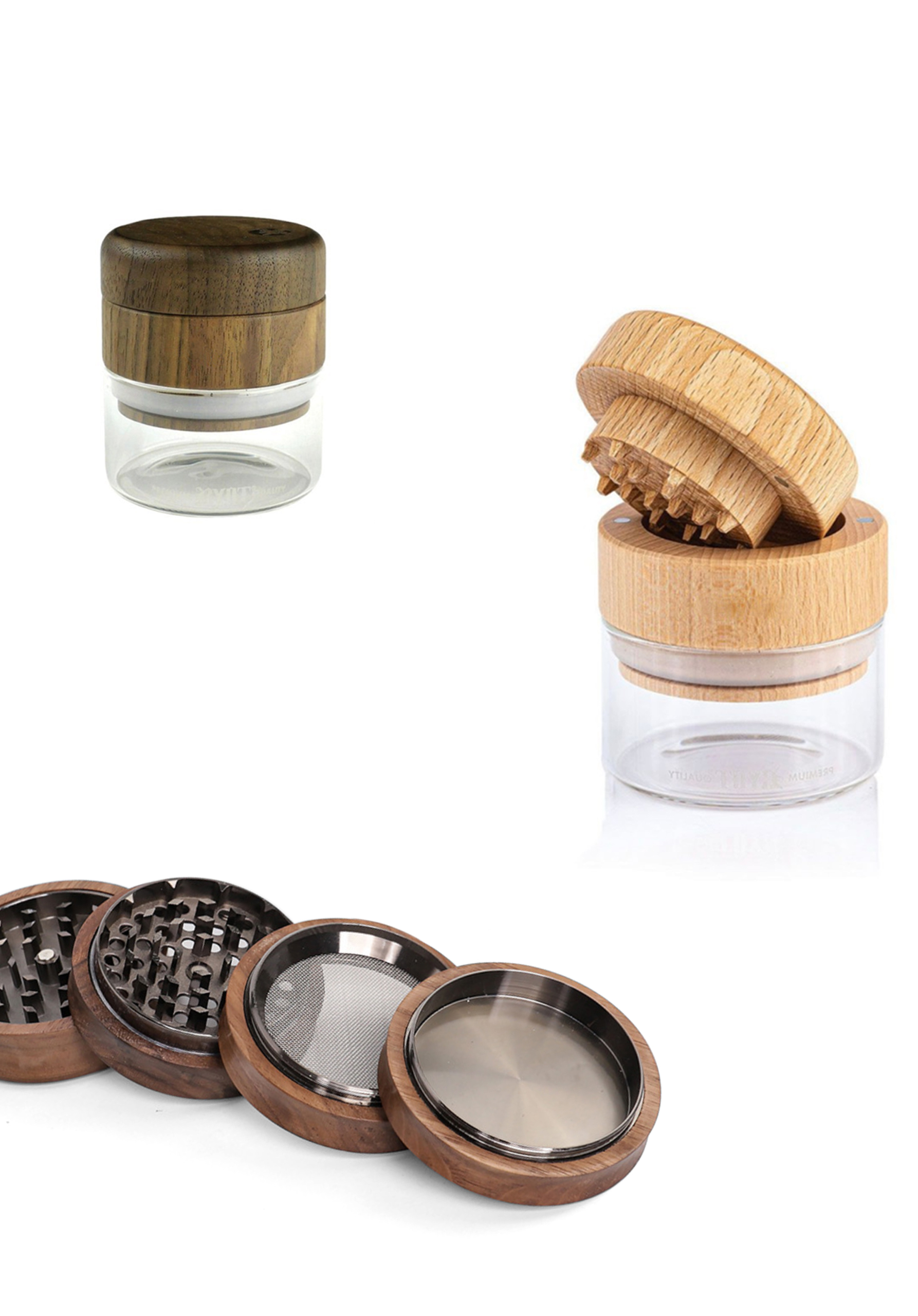 wooden grinders